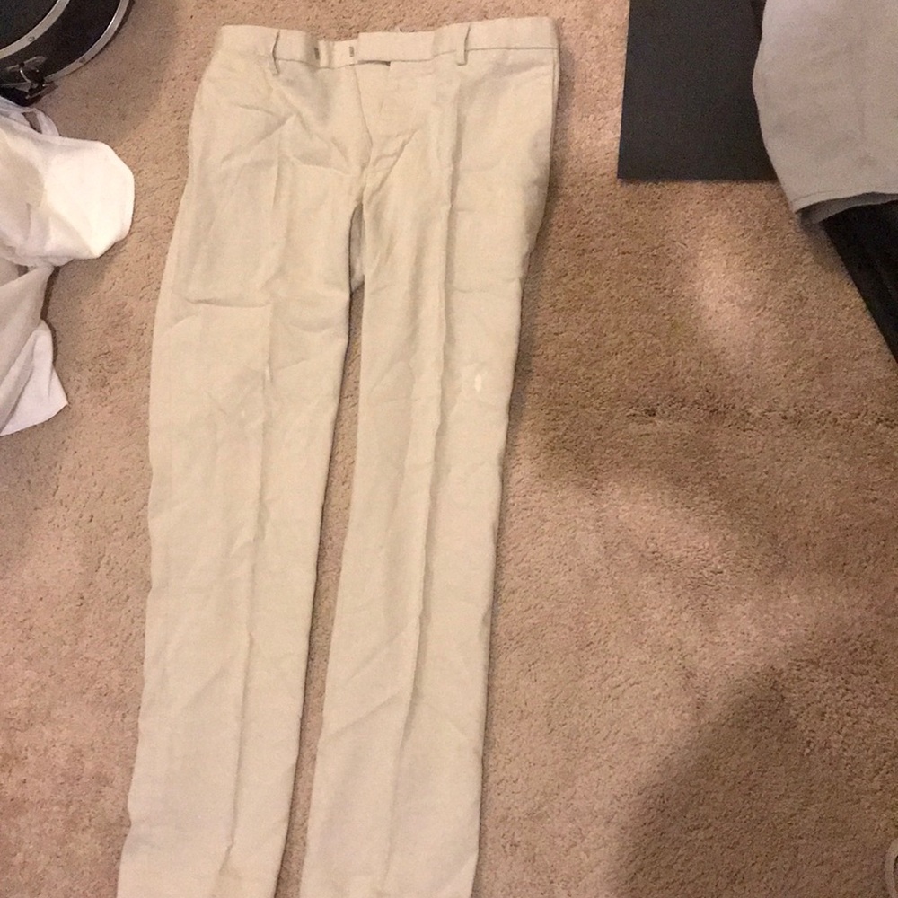 Banana Republic linen khaki pants